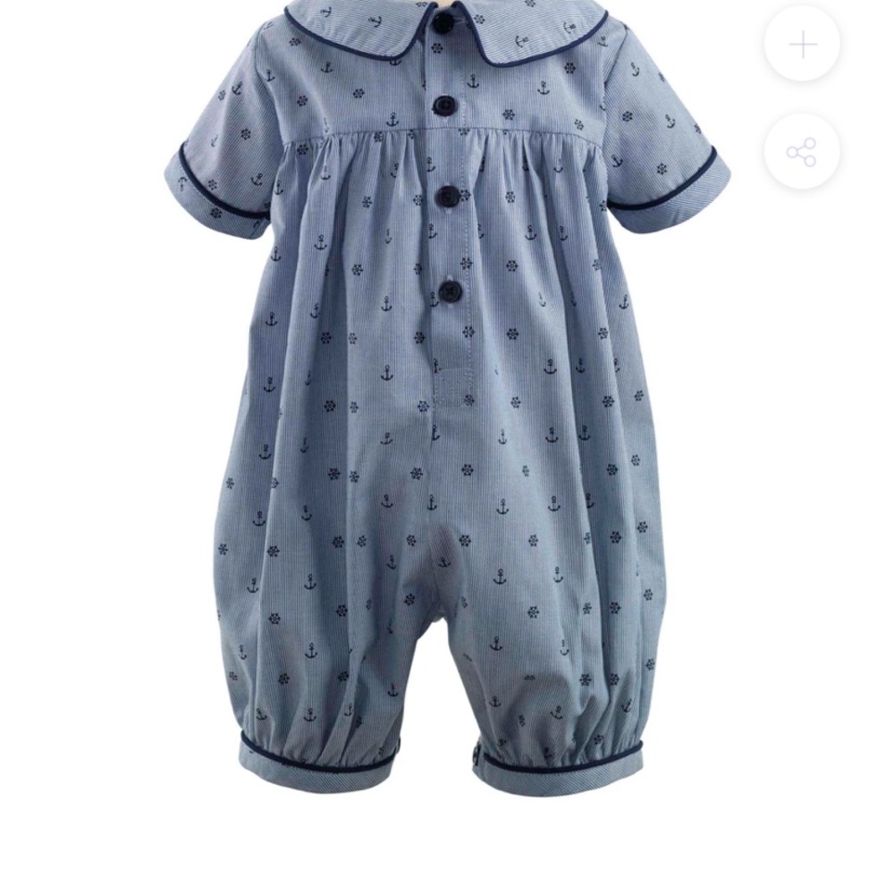 Rachel Riley NWOT 6 Month Anchor BabySuit - Picture 5 of 6